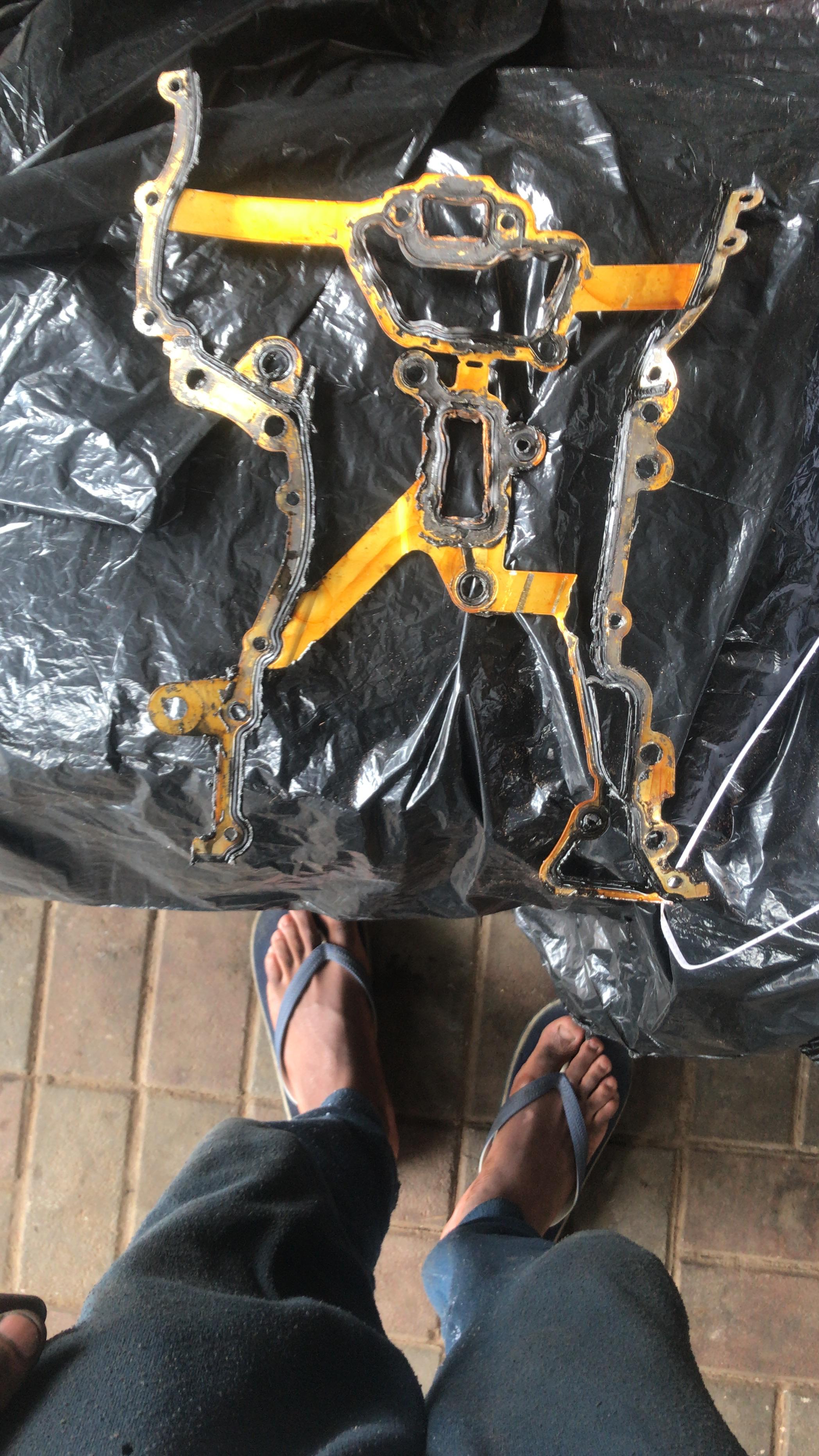 Timing cover gasket replacement